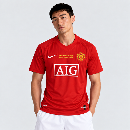 Camisa Retrô Manchester United 2007/08 I - RONALDO N° 7