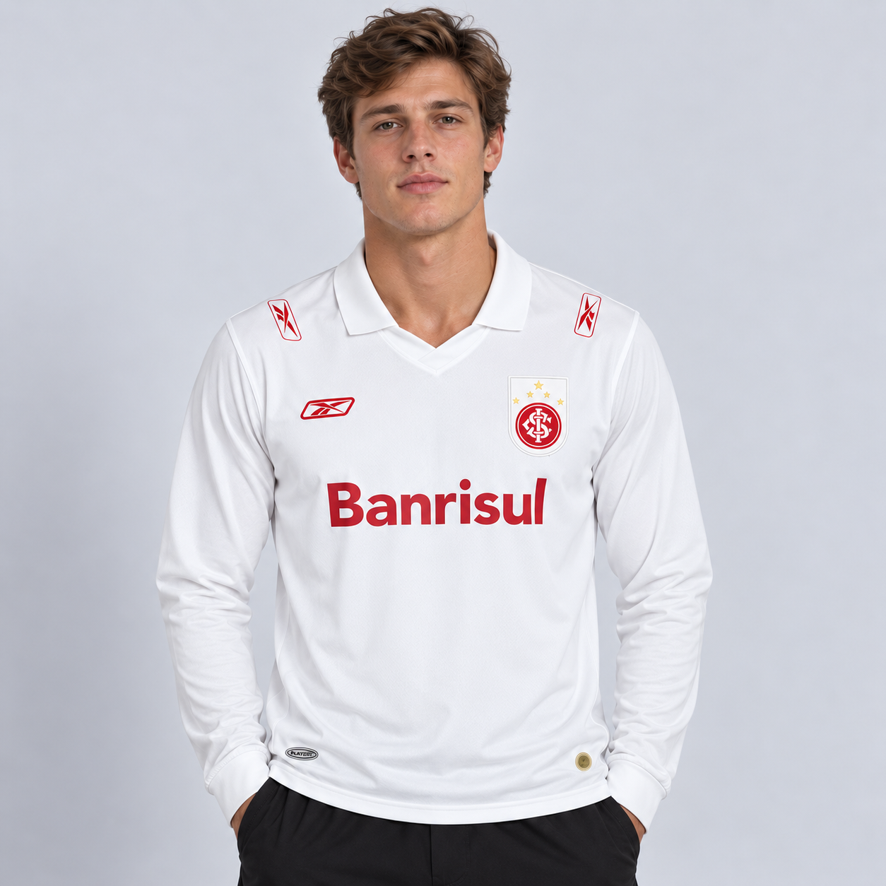 Camisa Retrô Internacional 2006 II Manga Longa