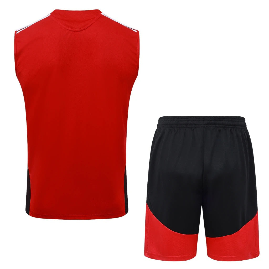 Conjunto Adidas Treino Alemanha 2026/27 Regata Vermelha