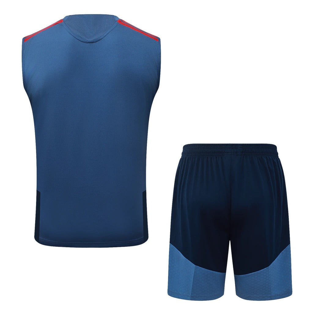 Conjunto Adidas Treino Bayern de Munique 2026/27 Regata Azul