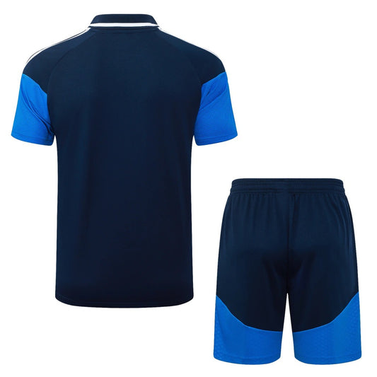 Conjunto Adidas Treino Cruzeiro 2026/27 Polo Azul-Marinho