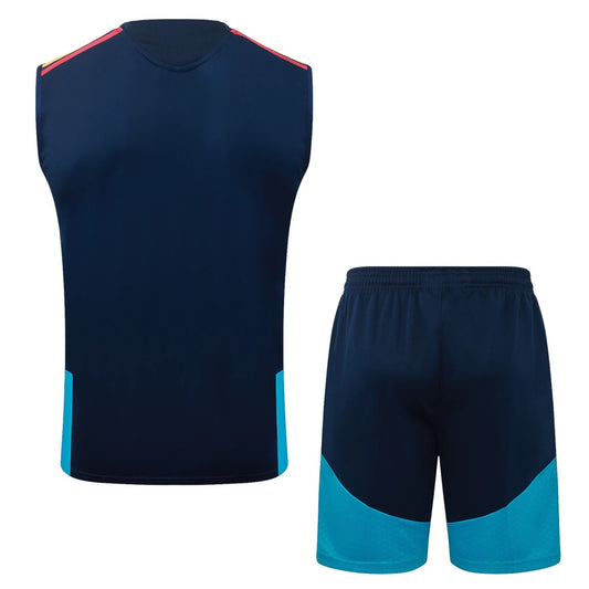 Conjunto Adidas Treino Espanha 2026/27 Regata Azul-Marinho