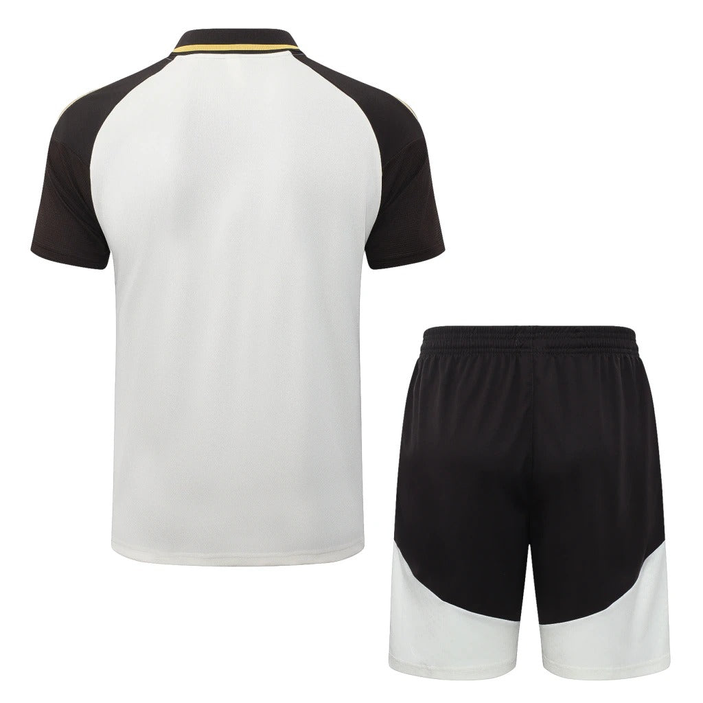 Conjunto Adidas Treino Flamengo 2026/27 Polo Branca