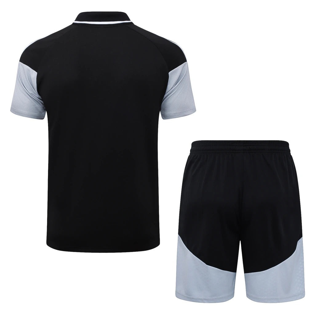 Conjunto Adidas Treino Real Madrid 2026/27 Polo Preta