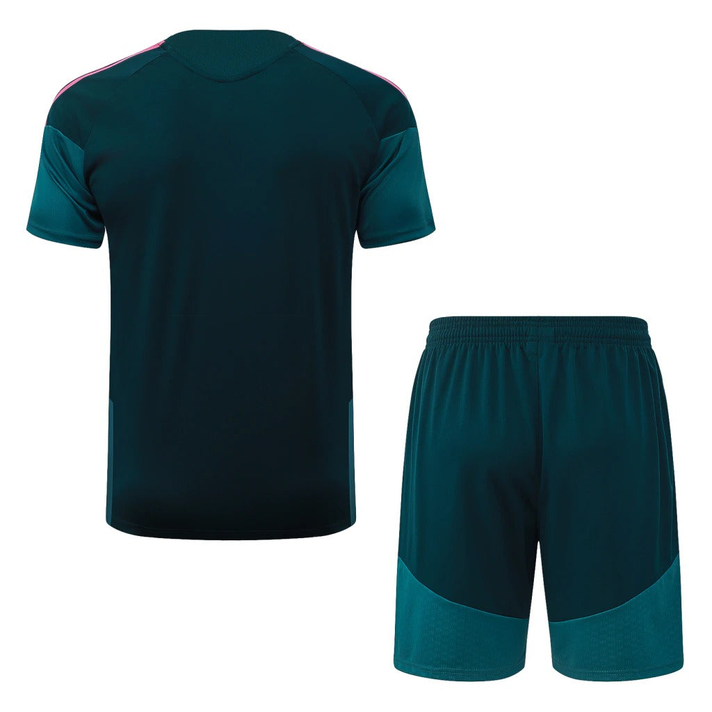 Conjunto Adidas Treino Real Madrid 2026/27 Verde-Escuro