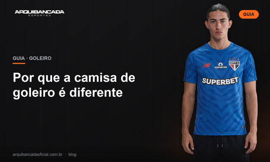 Por que a camisa de goleiro é diferente - Arquibancada Esportes