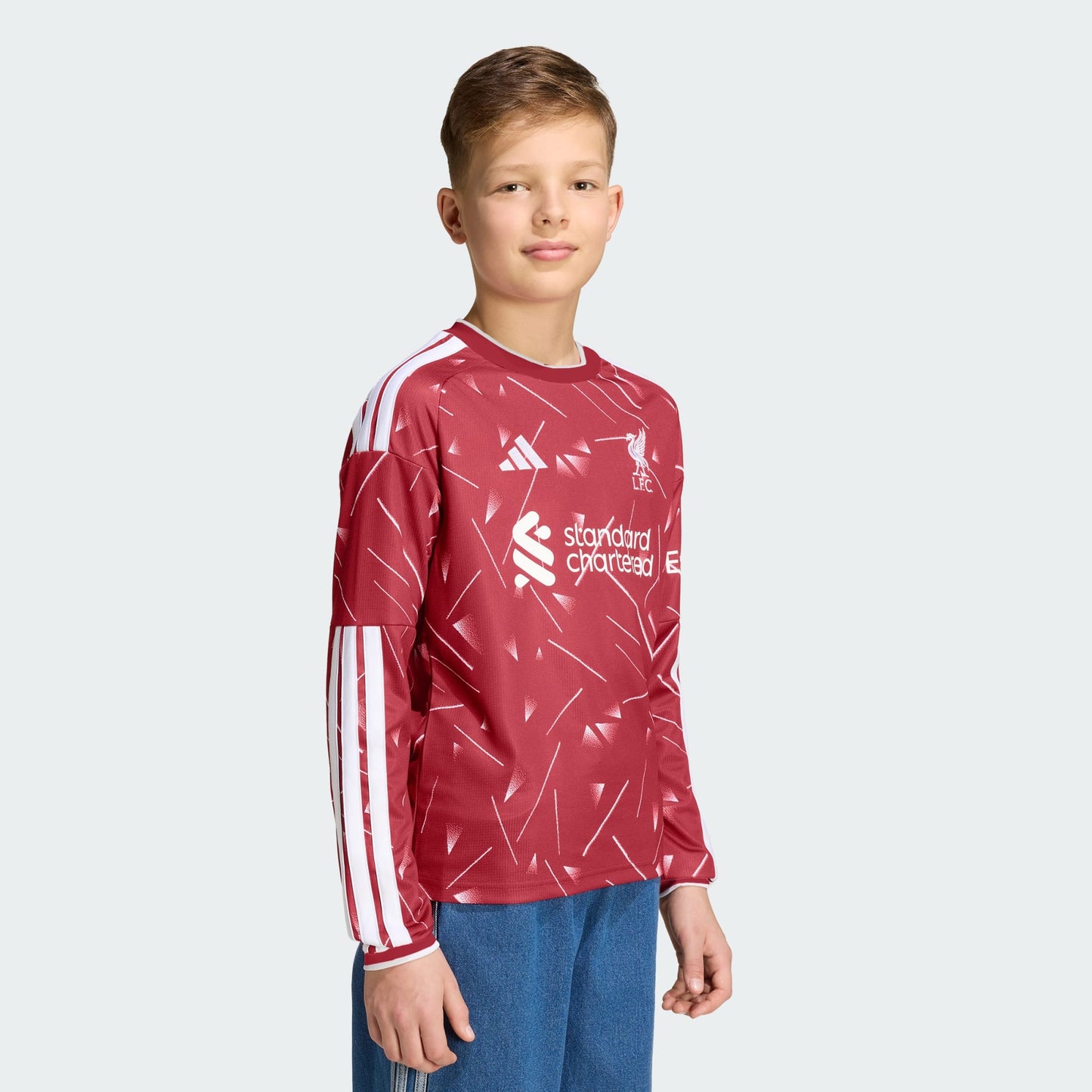 Camisa Manga Longa Infantil Adidas Liverpool 2026/27 I