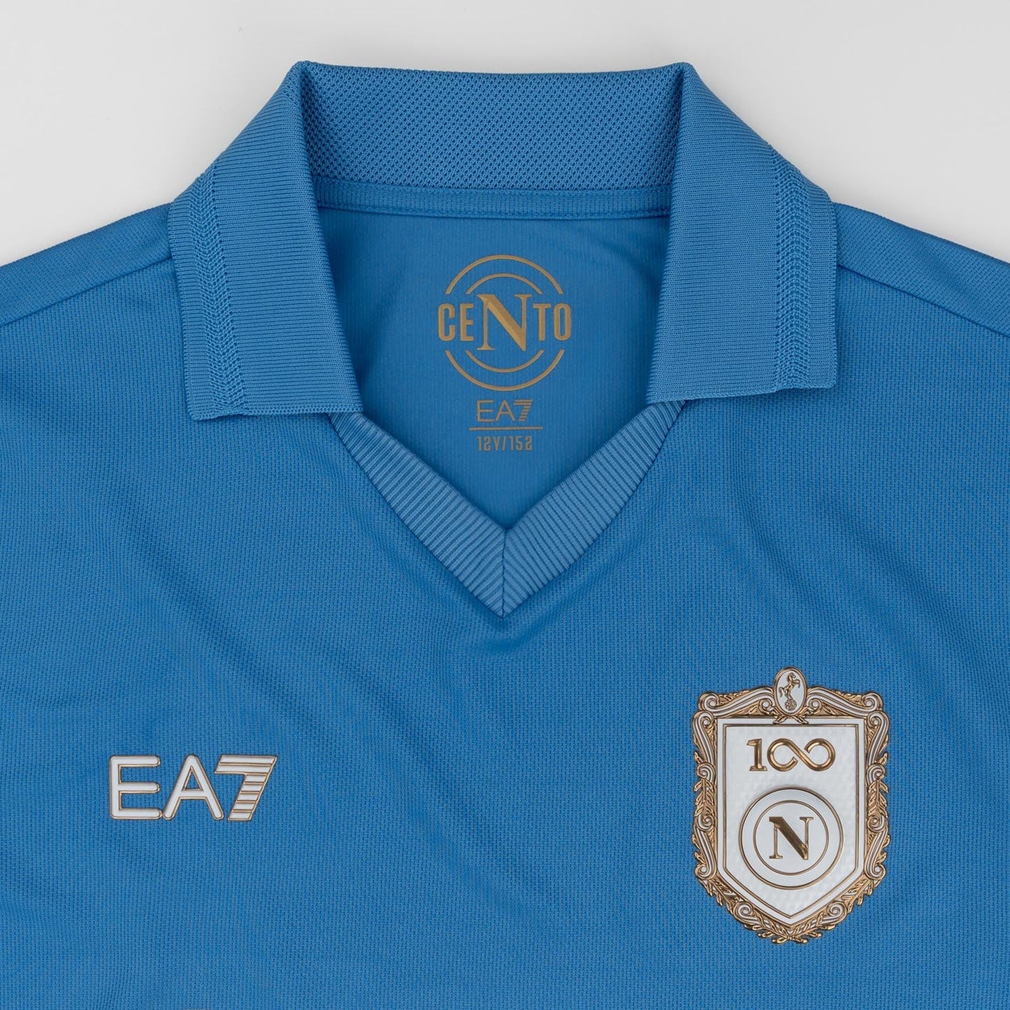 Camisa Infantil EA7 Napoli 2026/27 I Jogador
