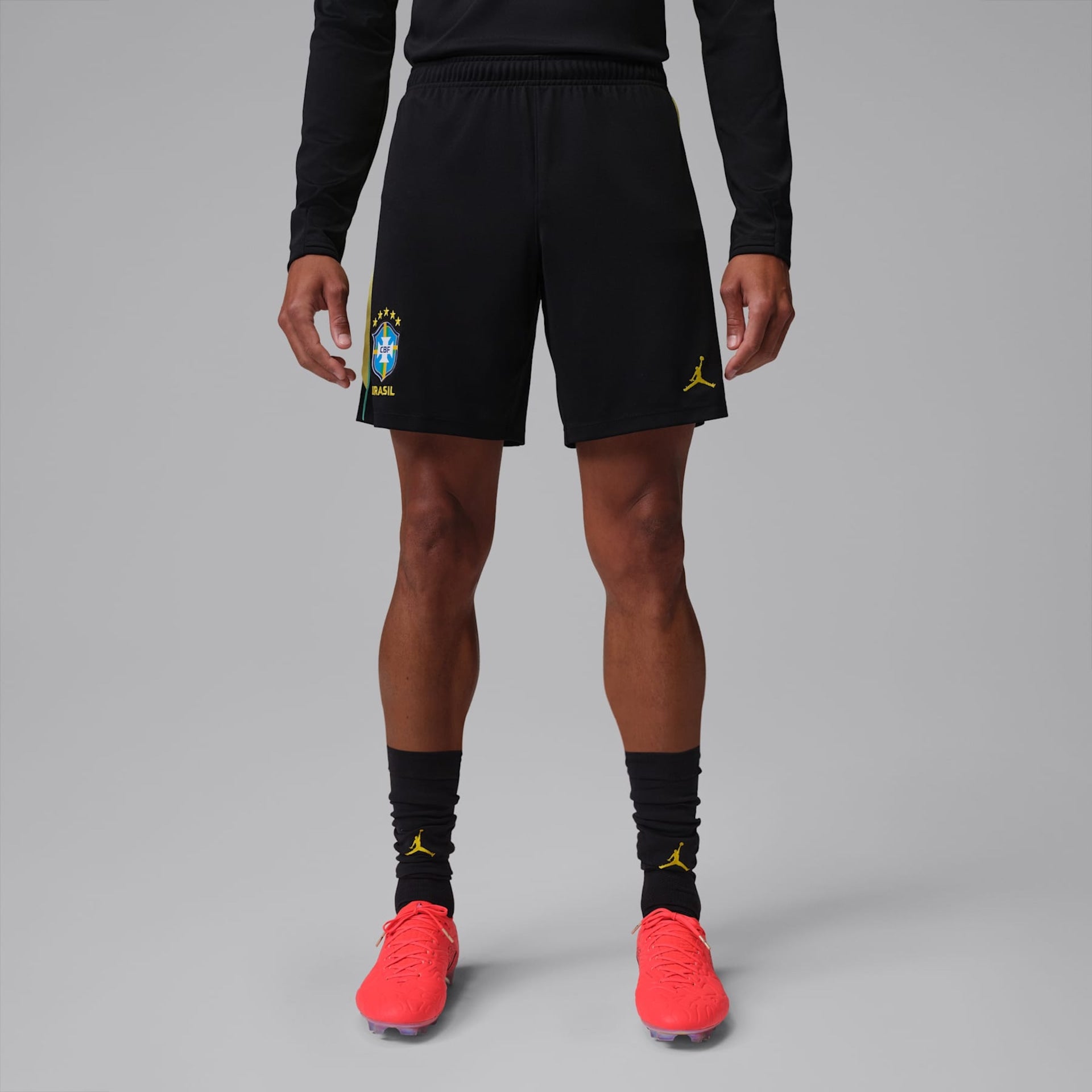 Shorts Brasil Jordan Academy Pro 2026 Treino Masculino