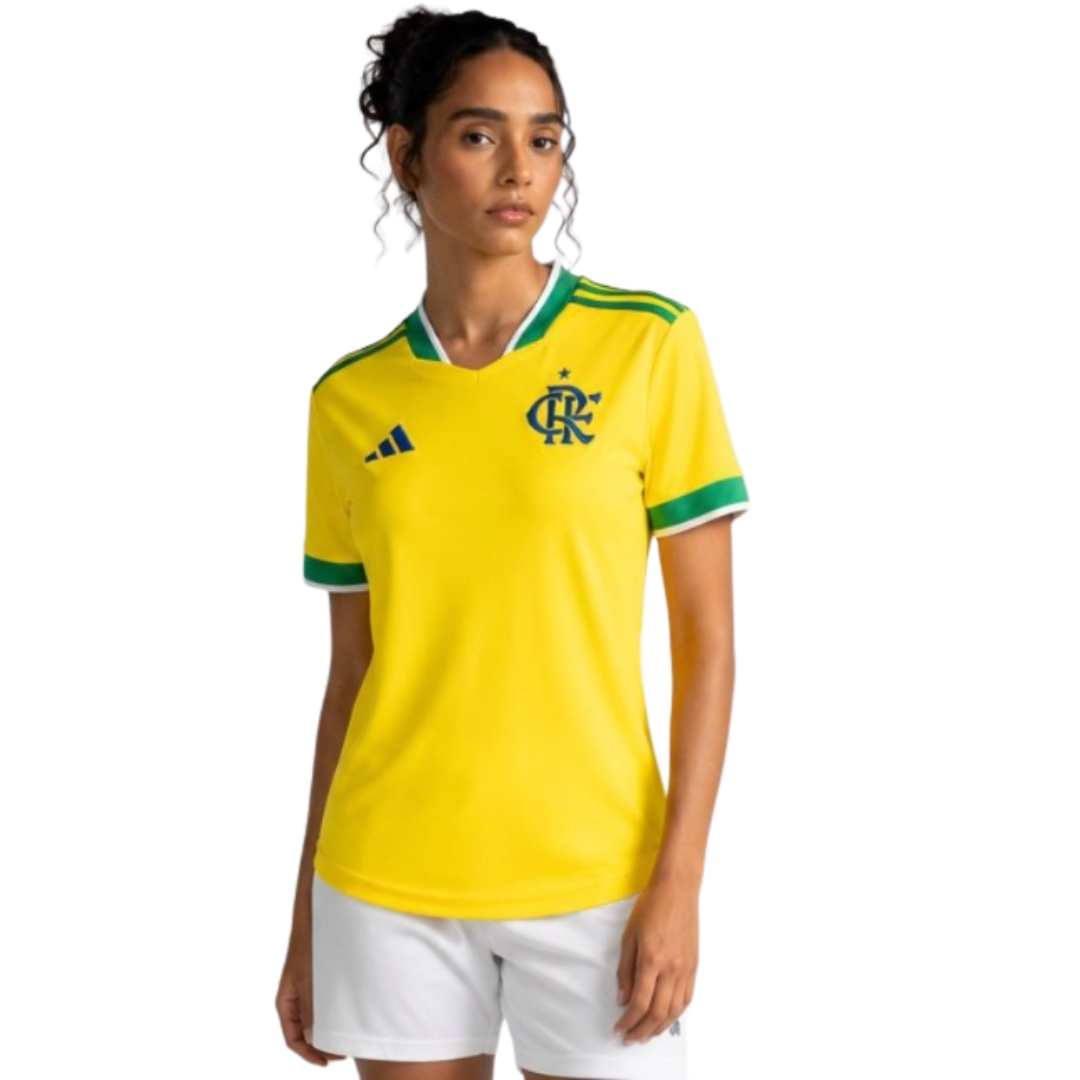 Camisa Flamengo - Brasil 26/27 Amarela