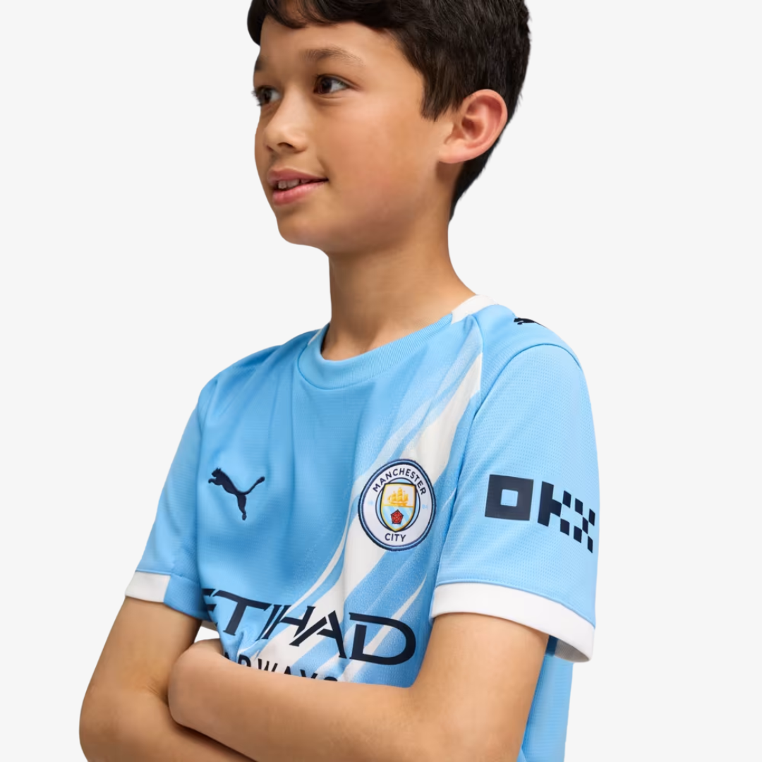 Conjunto Infantil Puma Manchester City 2025/26 I — imagem 3