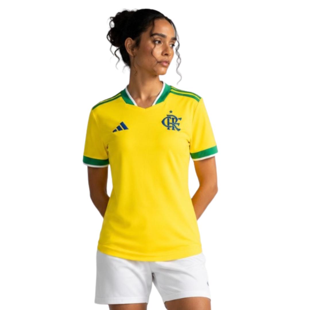 Camisa Flamengo - Brasil 26/27 Amarela