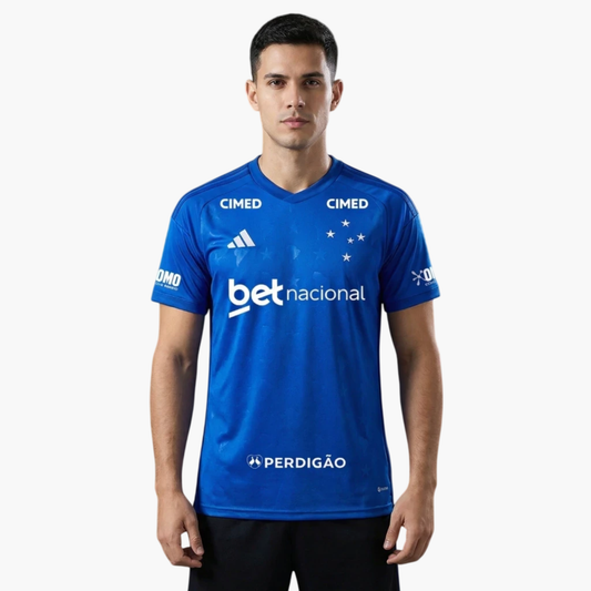 Camisa adidas Cruzeiro 2026/27 I Com Patrocínios