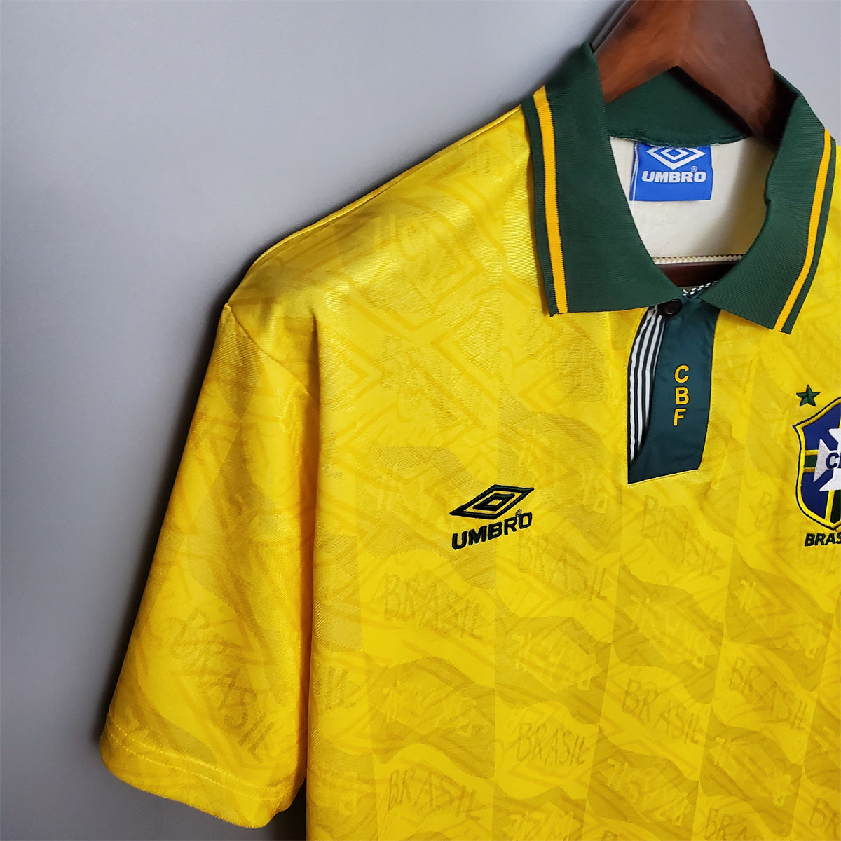 Camisa Seleção Brasil Home - Retrô 1991/92