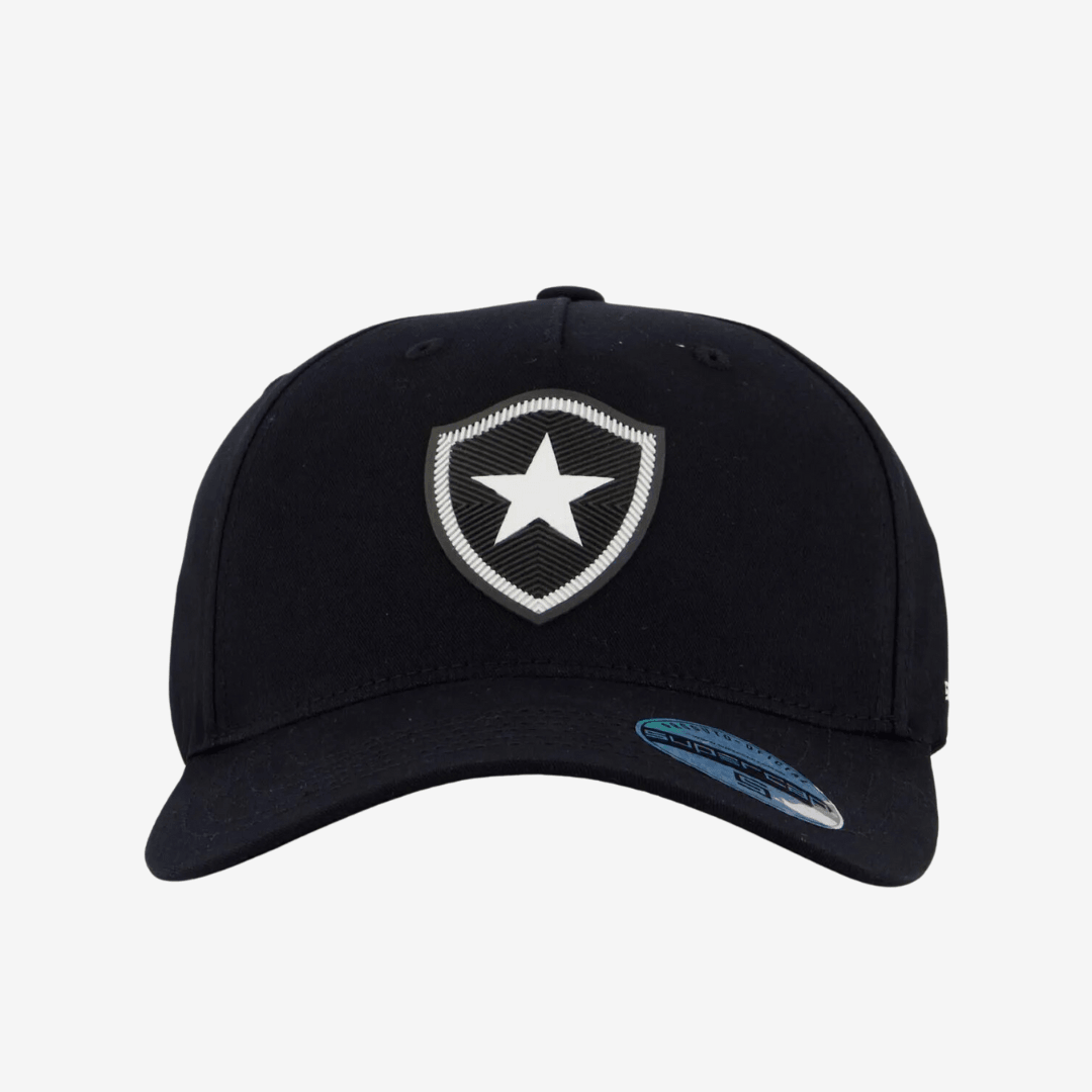 Boné Botafogo Shield Black - [product_category] | Arquibancada Esportes