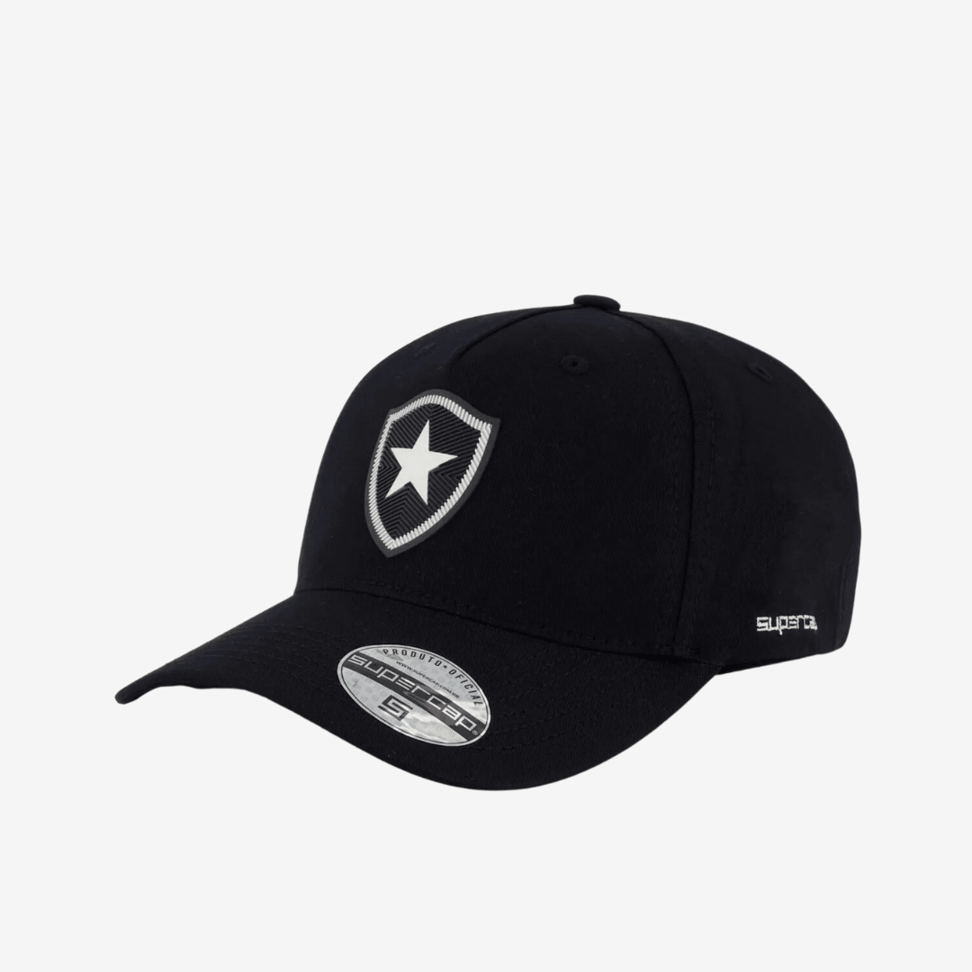Boné Botafogo Shield Black - [product_category] | Arquibancada Esportes