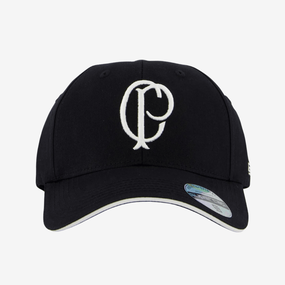 Boné Corinthians Prestige Relevo Preto - [product_category] | Arquibancada Esportes