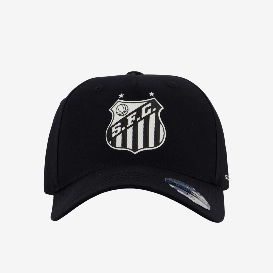 Boné Santos Americano Preto - [product_category] | Arquibancada Esportes