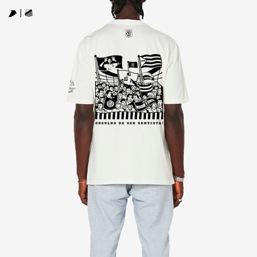 Camisa Santos - Orgulho Santista Oversized Off-White - [product_category] | Arquibancada Esportes