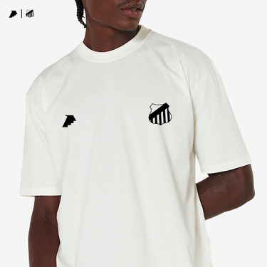 Camisa Santos - Orgulho Santista Oversized Off-White - [product_category] | Arquibancada Esportes