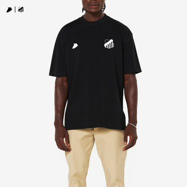 Camisa Santos - Orgulho Santista Oversized Preta - [product_category] | Arquibancada Esportes