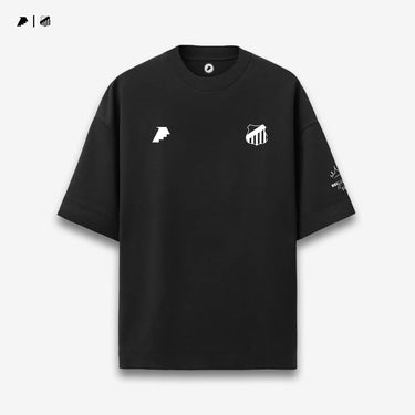 Camisa Santos - Orgulho Santista Oversized Preta - [product_category] | Arquibancada Esportes