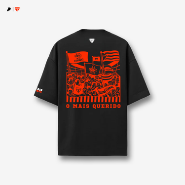 Camisa São Paulo O Mais Querido Oversized Preta - [product_category] | Arquibancada Esportes