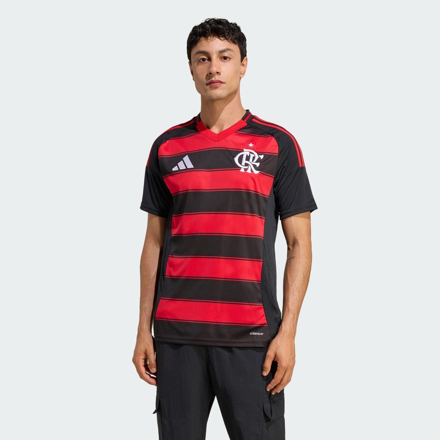Camisa Adidas Flamengo 2025/26 I G PLATA N° 50