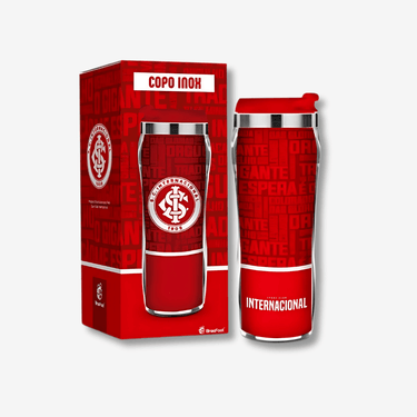 Copo Térmico Inox Internacional 350ml – Edição Exclusiva - [product_category] | Arquibancada Esportes