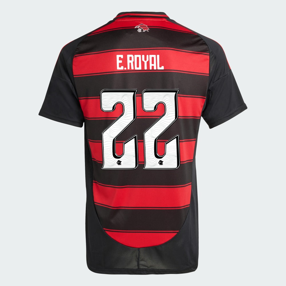 Camisa Adidas Flamengo 2025/26 I E. ROYAL N° 22