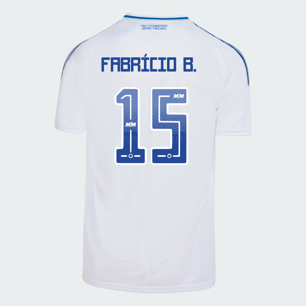 Camisa Adidas Cruzeiro 2025/26 II FABRICIO B. N° 15