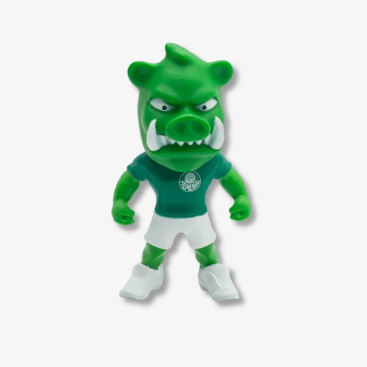 Kit Bonecos Mascotes Palmeiras - Periquito e Porco - [product_category] | Arquibancada Esportes