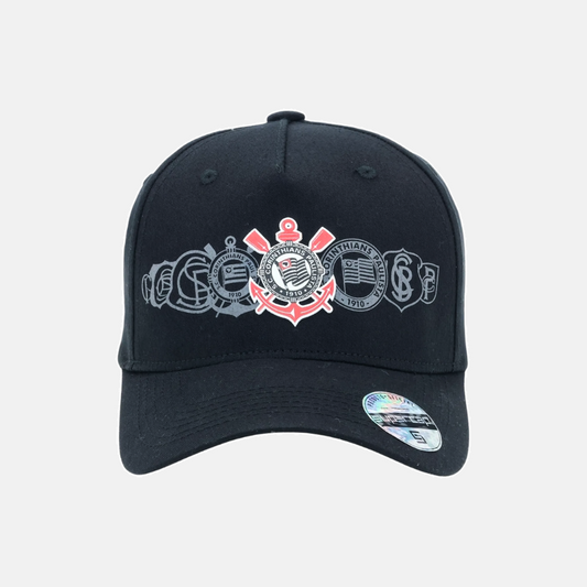 Boné Corinthians Escudos Historicos — imagem 2