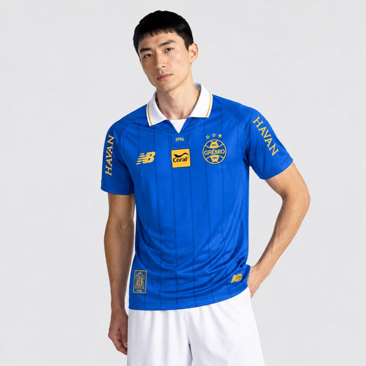 Camisa New Balance Grêmio 2026 Comemorativa Com Patrocínios