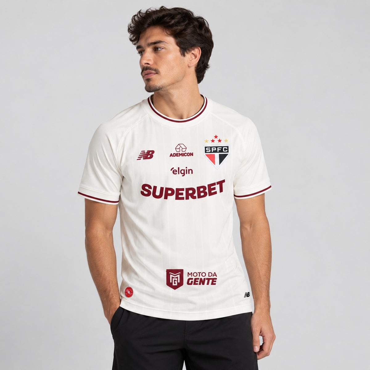 Camisa New Balance São Paulo FC 2026/27 III Comemorativa Com Patrocínios
