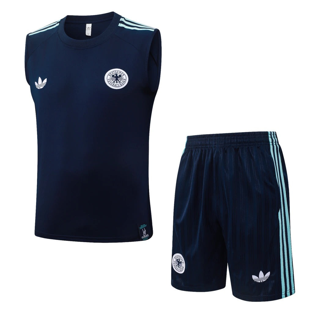 Conjunto Adidas Treino Alemanha 2026/27 Regata Azul-Marinho Originals