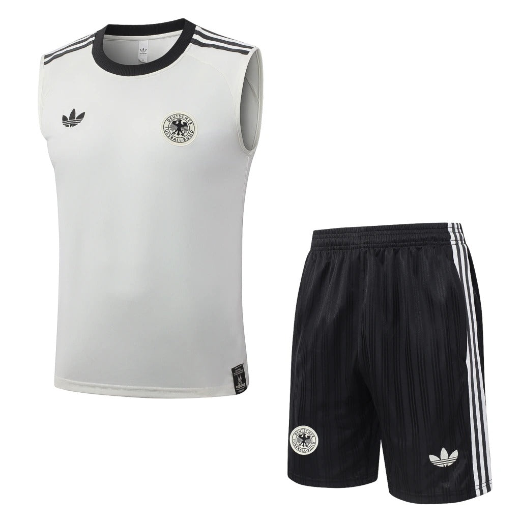 Conjunto Adidas Treino Alemanha 2026/27 Regata Bege Originals