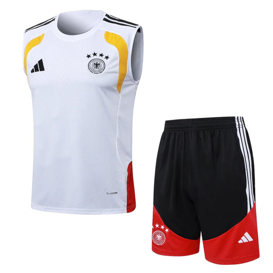 Conjunto Adidas Treino Alemanha 2026/27 Regata Branca