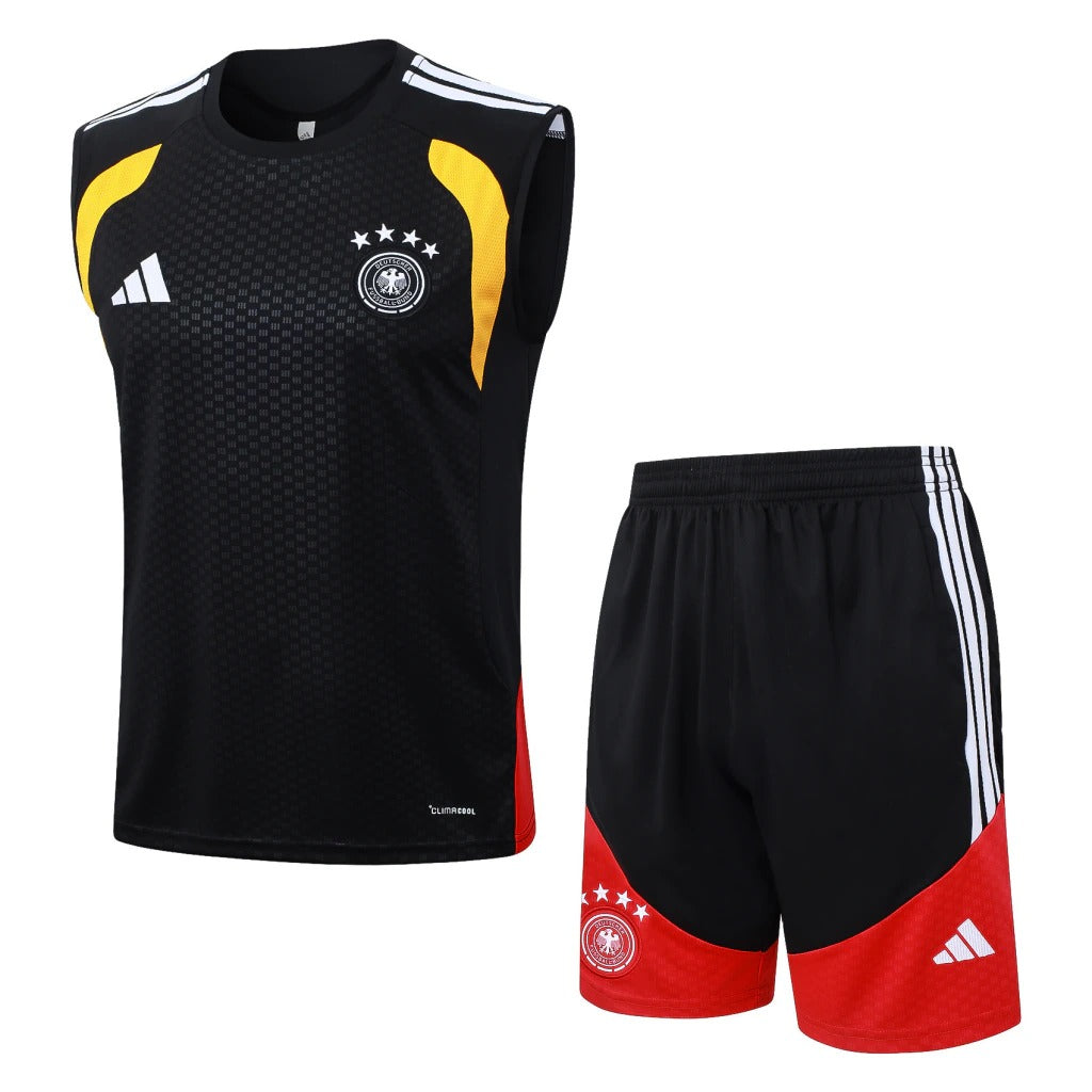 Conjunto Adidas Treino Alemanha 2026/27 Regata Preta