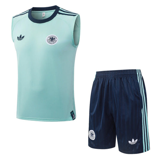 Conjunto Adidas Treino Alemanha 2026/27 Regata Verde-Água Originals