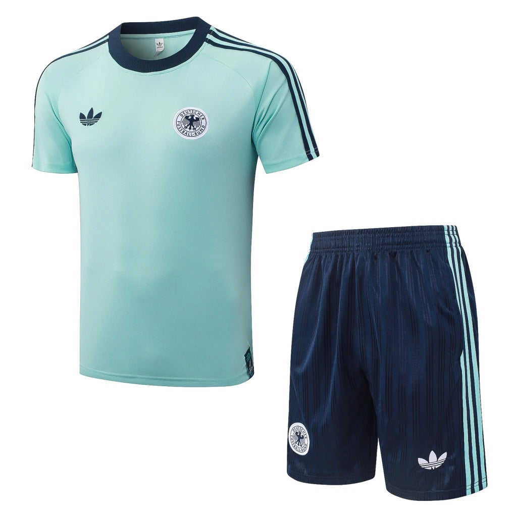 Conjunto Adidas Treino Alemanha 2026/27 Verde-Água Originals