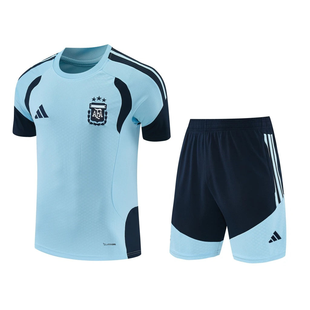 Conjunto Adidas Treino Argentina 2026/27 Azul-Claro