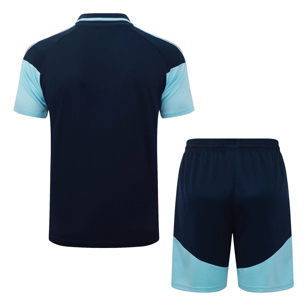 Conjunto Adidas Treino Argentina 2026/27 Polo Azul-Marinho