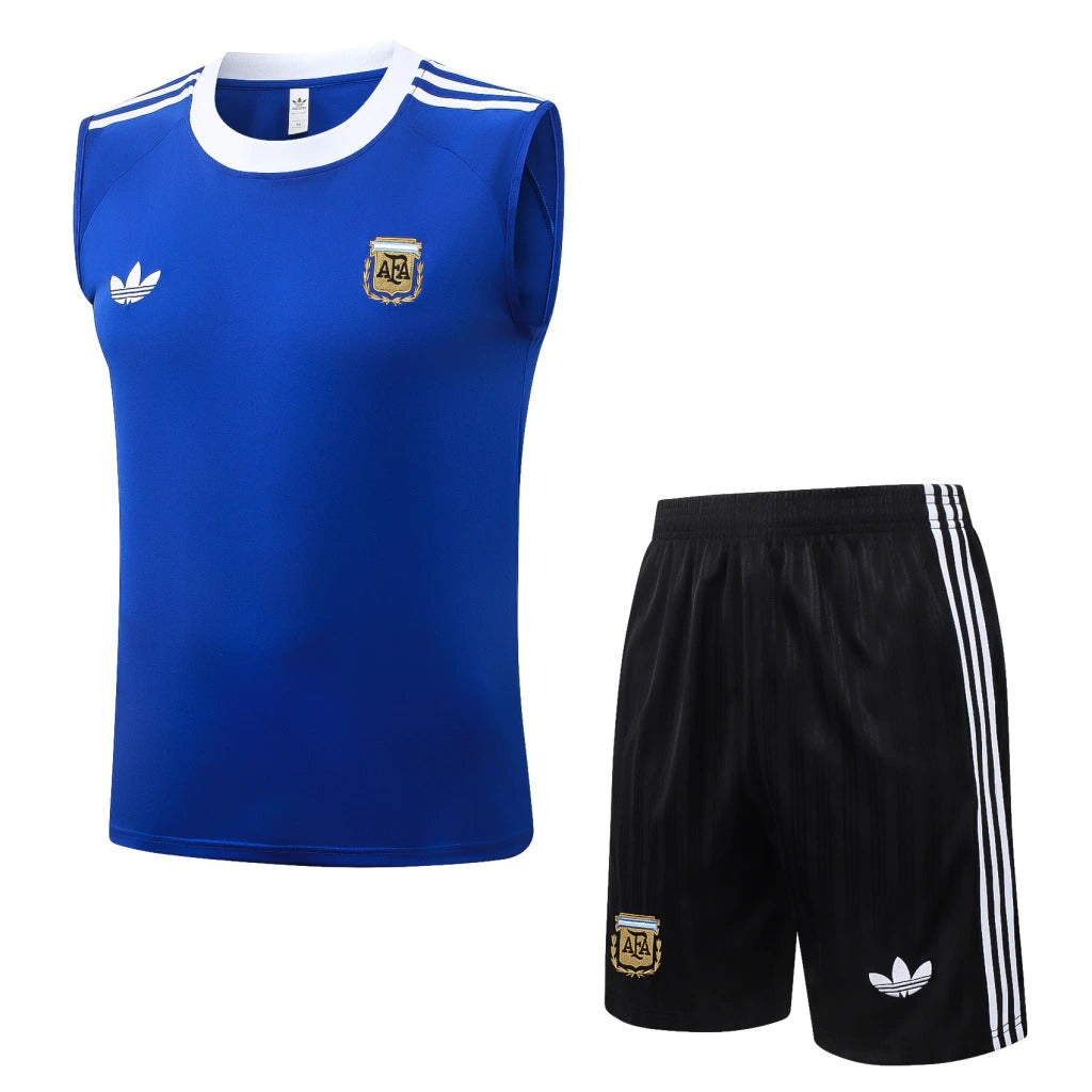 Conjunto Adidas Treino Argentina 2026/27 Regata Azul Originals