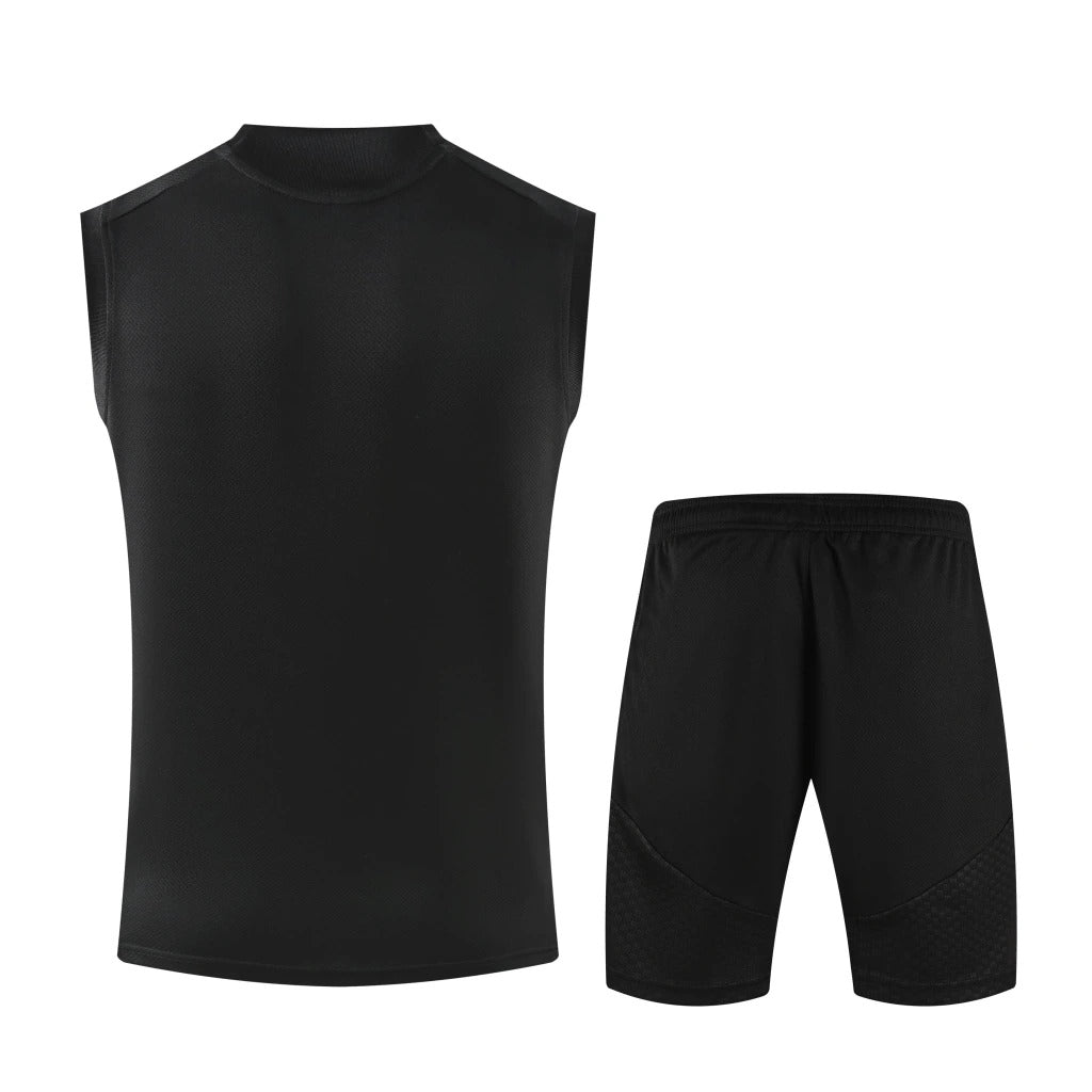 Conjunto Adidas Treino Arsenal 2026/27 Regata Preta e Vermelha