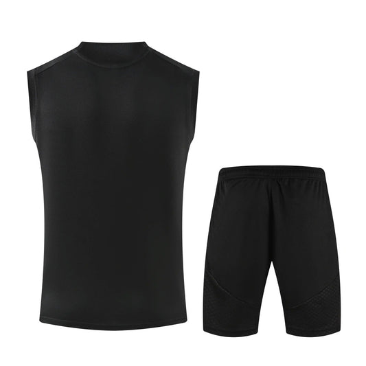 Conjunto Adidas Treino Arsenal 2026/27 Regata Preta e Vermelha