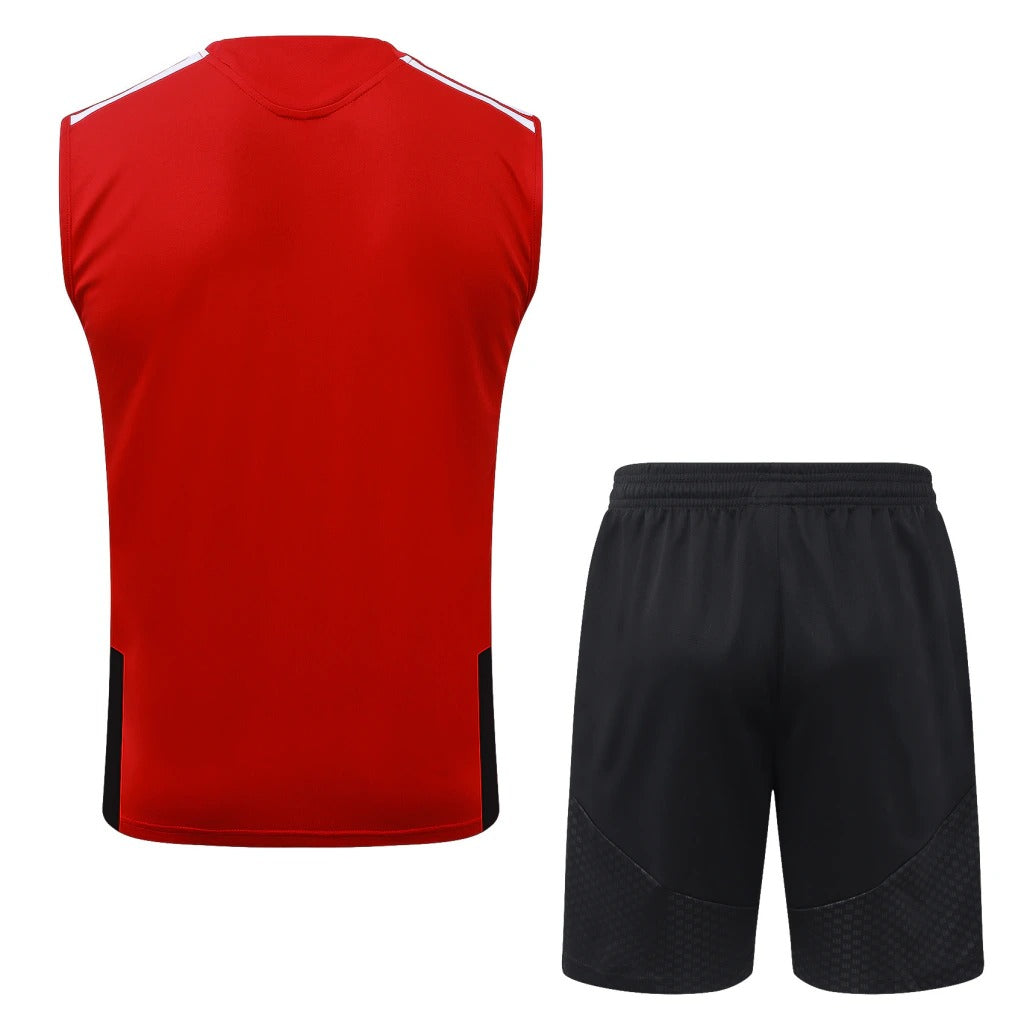 Conjunto Adidas Treino Arsenal 2026/27 Regata Vermelha