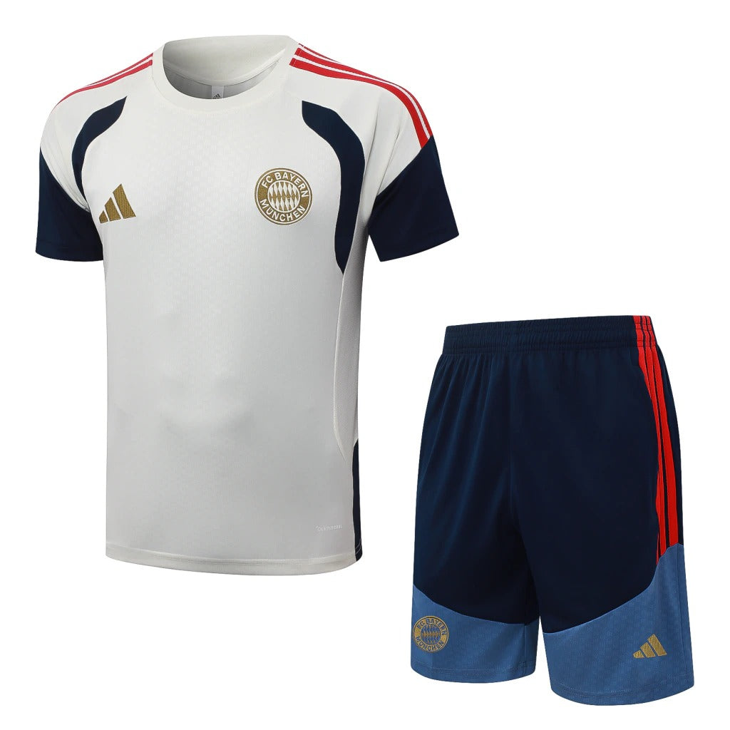 Conjunto Adidas Treino Bayern de Munique 2026/27 Bege