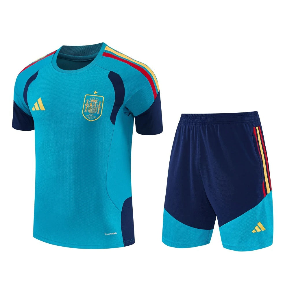 Conjunto Adidas Treino Espanha 2026/27 Azul-Claro
