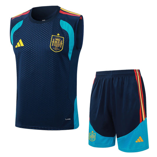 Conjunto Adidas Treino Espanha 2026/27 Regata Azul-Marinho